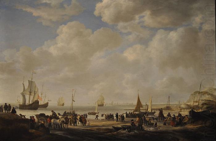 View of a Beach, Simon de Vlieger